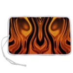 Fire and Flames Pattern Pen Storage Case (L)