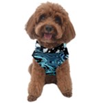 Black Blue White Abstract Art Dog Sweater