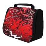 Red Black Abstract Art Full Print Travel Pouch (Small)