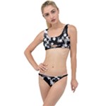 Black and White Jigsaw Puzzle Pattern The Little Details Bikini Set