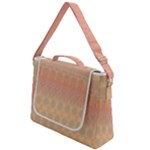 Boho Soft Peach Pattern Box Up Messenger Bag