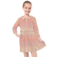 Kids  Quarter Sleeve Shirt Dress 