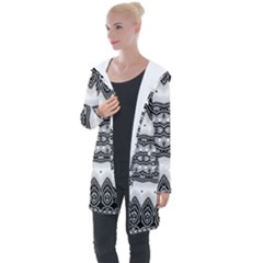 Longline Hooded Cardigan 