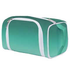 Biscay Green Gradient Ombre Toiletries Pouch from ArtsNow.com