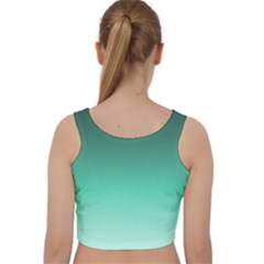 Velvet Racer Back Crop Top 