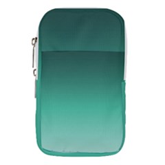 Biscay Green Gradient Ombre Waist Pouch (Large) from ArtsNow.com