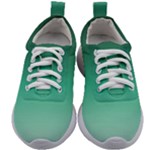 Biscay Green Gradient Ombre Kids Athletic Shoes