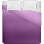 Purple Gradient Ombre Duvet Cover Double Side (King Size)