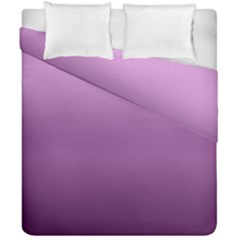 Purple Gradient Ombre Duvet Cover Double Side (California King Size) from ArtsNow.com