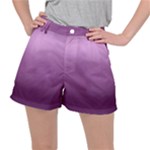 Purple Gradient Ombre Ripstop Shorts