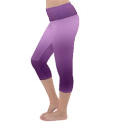 Lightweight Velour Capri Yoga Leggings 