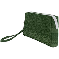 Boho Fern Green Pattern Wristlet Pouch Bag (Small) from ArtsNow.com