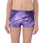 Purple Abstract Art Boyleg Bikini Bottoms