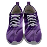 Purple Abstract Art Athletic Shoes