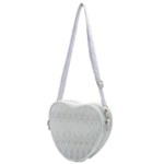 Boho White Wedding Pattern Heart Shoulder Bag
