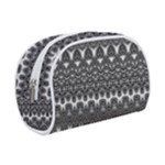 Boho Black and White Pattern Makeup Case (Small)