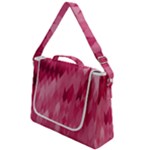 Blush Pink Geometric Pattern Box Up Messenger Bag