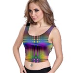 Abstract Psychedelic Pattern Crop Top