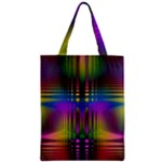 Abstract Psychedelic Pattern Zipper Classic Tote Bag