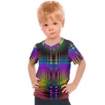 Abstract Psychedelic Pattern Kids  Sports Tee