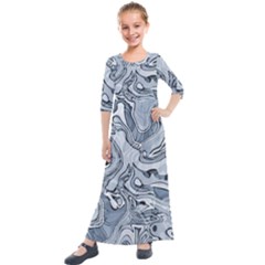 Kids  Quarter Sleeve Maxi Dress 