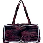 Red Black Abstract Art Multi Function Bag