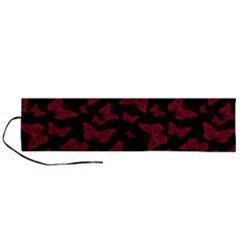 Red and Black Butterflies Roll Up Canvas Pencil Holder (L) from ArtsNow.com
