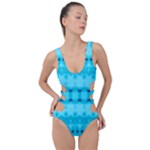 Boho Aqua Blue Side Cut Out Swimsuit