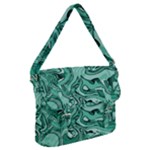 Biscay Green Swirls Buckle Messenger Bag