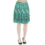 Biscay Green Swirls Pleated Skirt