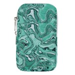 Biscay Green Swirls Waist Pouch (Small)