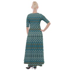 Half Sleeves Maxi Dress 