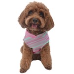 Turquoise and Pink Striped Dog Sweater