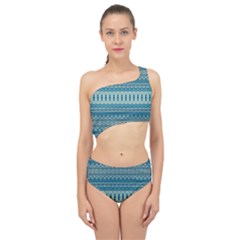 Spliced Up Two Piece Swimsuit 