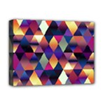 Colorful Geometric  Deluxe Canvas 16  x 12  (Stretched) 