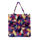 Colorful Geometric  Grocery Tote Bag