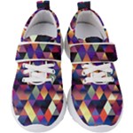Colorful Geometric  Kids  Velcro Strap Shoes