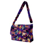 Colorful Geometric  Full Print Messenger Bag (M)