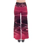 Crimson Red Black Swirl So Vintage Palazzo Pants