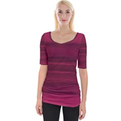 Wide Neckline T-Shirt 