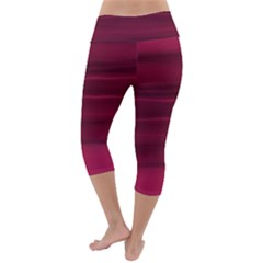 Lightweight Velour Capri Yoga Leggings 