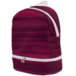 Dark Rose Pink Ombre  Zip Bottom Backpack