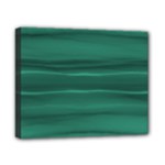 Biscay Green Ombre Canvas 10  x 8  (Stretched)