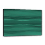 Biscay Green Ombre Canvas 18  x 12  (Stretched)