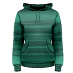 Biscay Green Ombre Women s Pullover Hoodie