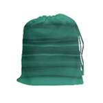 Biscay Green Ombre Drawstring Pouch (XL)