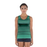 Biscay Green Ombre Sport Tank Top 