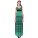 Biscay Green Ombre Empire Waist Maxi Dress