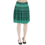 Biscay Green Ombre Pleated Skirt
