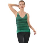 Biscay Green Ombre Chiffon Cami